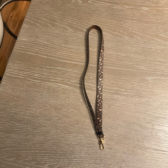 Burberry Lanyard, Lobster Clasp Closure, Monogram Pattern - Picture 3 of 4